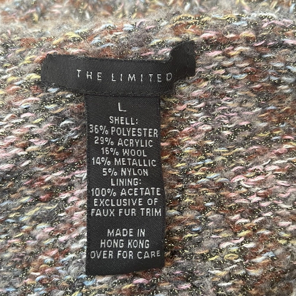 The Limited Long Belted Shawl Collar Cardigan Sweater - Picture 15 of 15